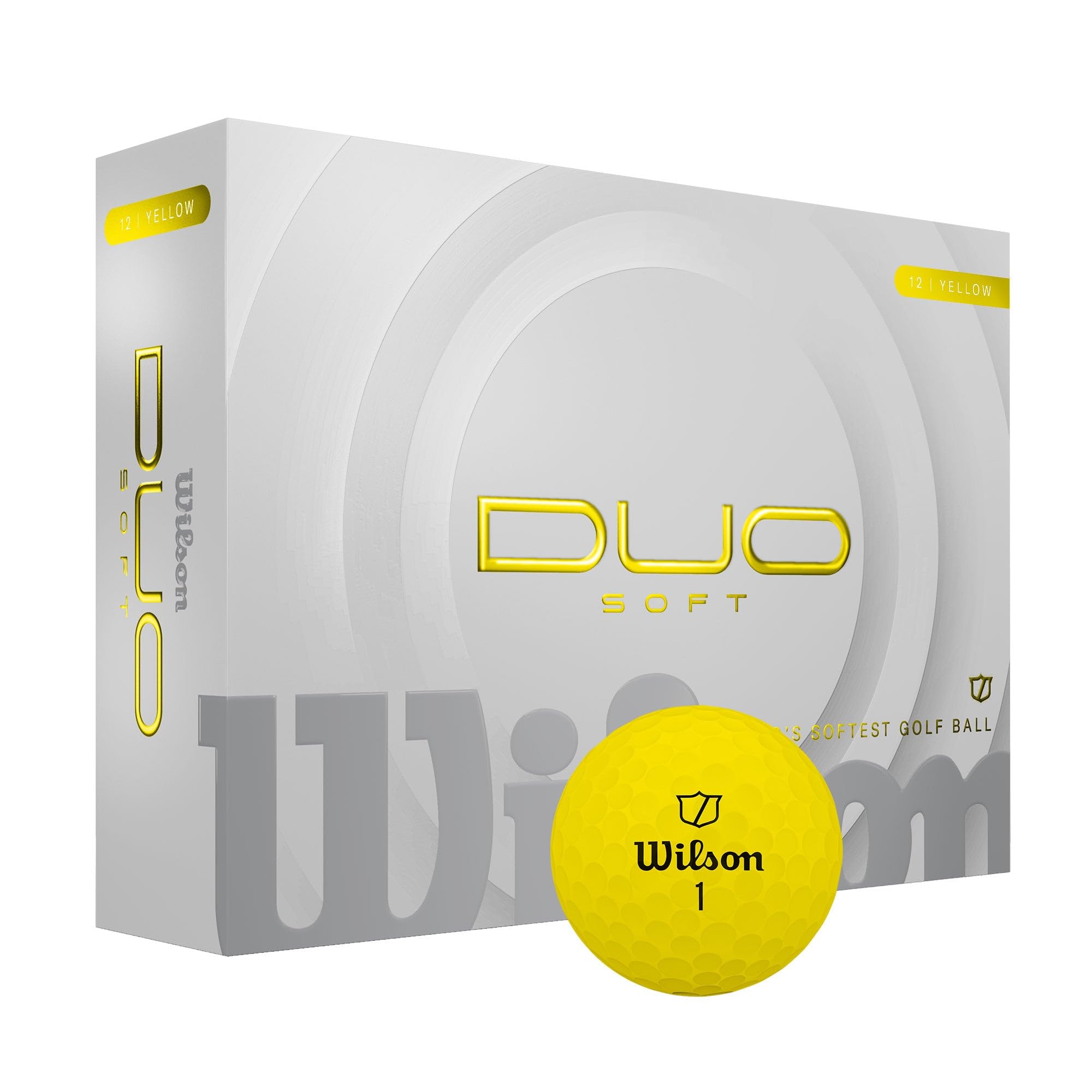 Balles de golf Wilson Duo Soft à basse compression pour swing régulier