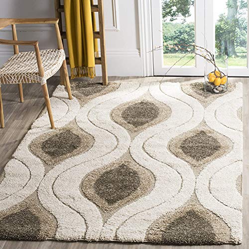 Image of Modern Quality Carpet /Trending Design Hand Woven Fluffy Rug /Mats for Bedroom /Dinning Hall /Living Room 2-inch Thick [Size 8x11 Feet ]