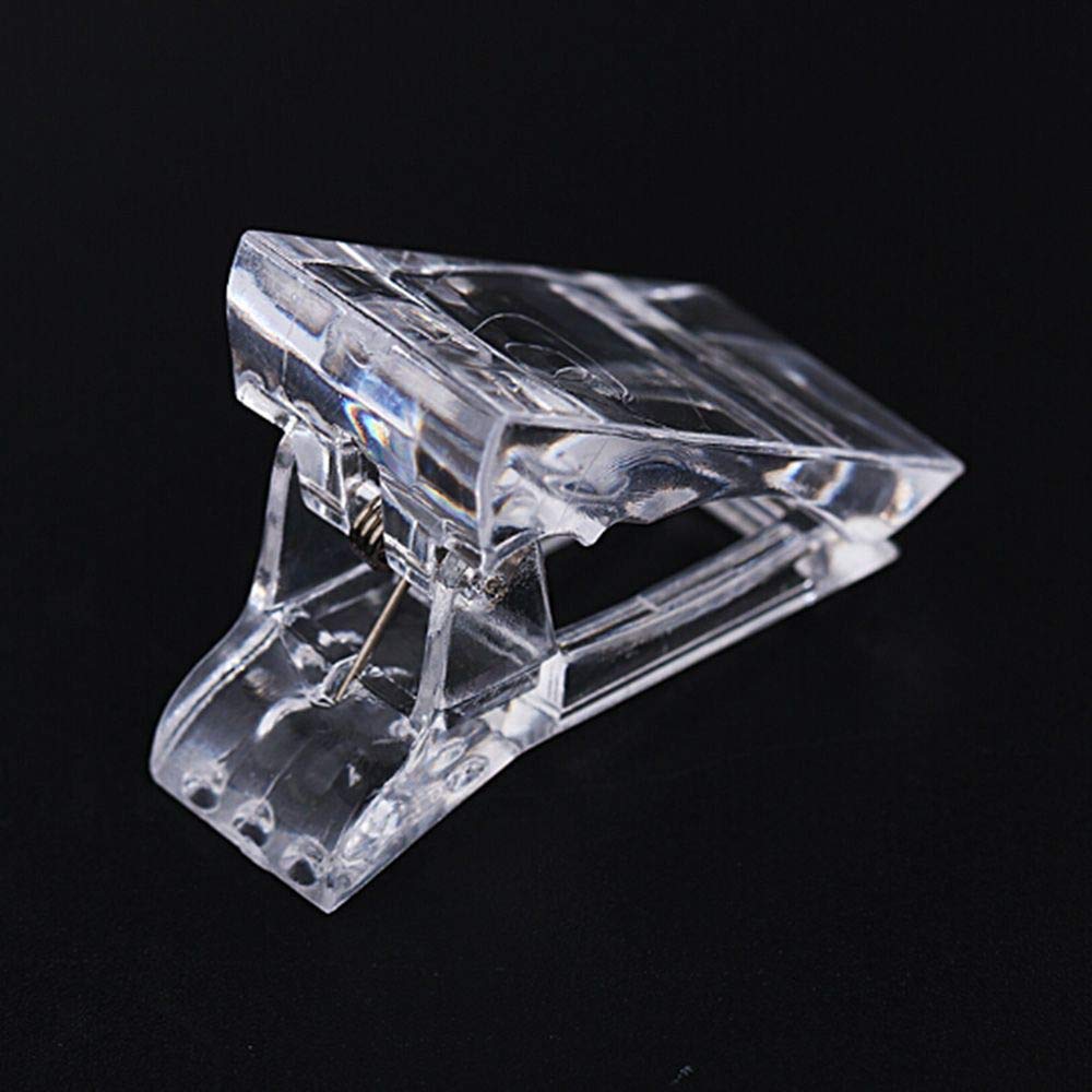 SKEMIX Nail Tips Clip for Quick Building Polygel nail forms Nail clips for polygel Finger Nail Extension UV LED Builder Clamps Manicure Nail Art Tool : Beauty & Personal Care