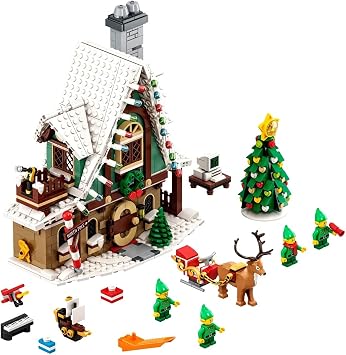 Lego Set of 2: 10293 Visit of Santa Claus & 10275 Elf Clubhouse
