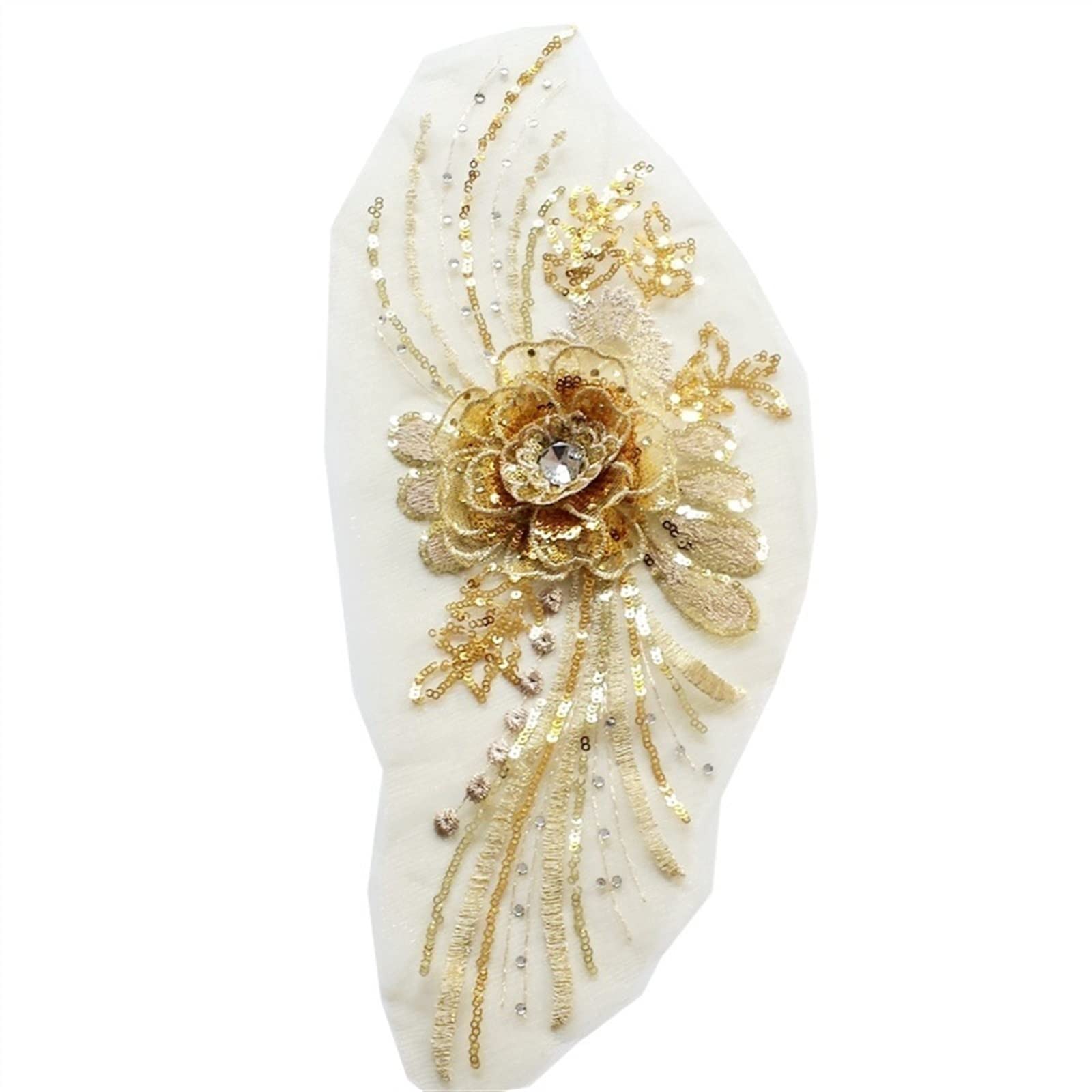 Dentelle fleurs 3D et strass pour personnaliser vos vestes de soirée