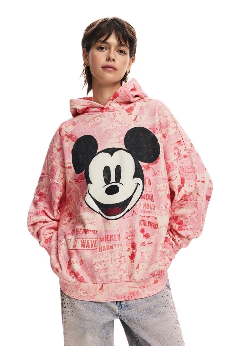Desigual SW_Retro_Mickey 3018 Rosa Vento, M, Rojo, M