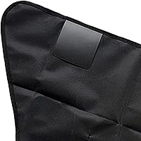 Vista 5 de KIMISS Protector de puerta de automóvil para mascotas, cubierta de puerta de tela Oxford 600D, ajuste universal para perros y gatos, protector