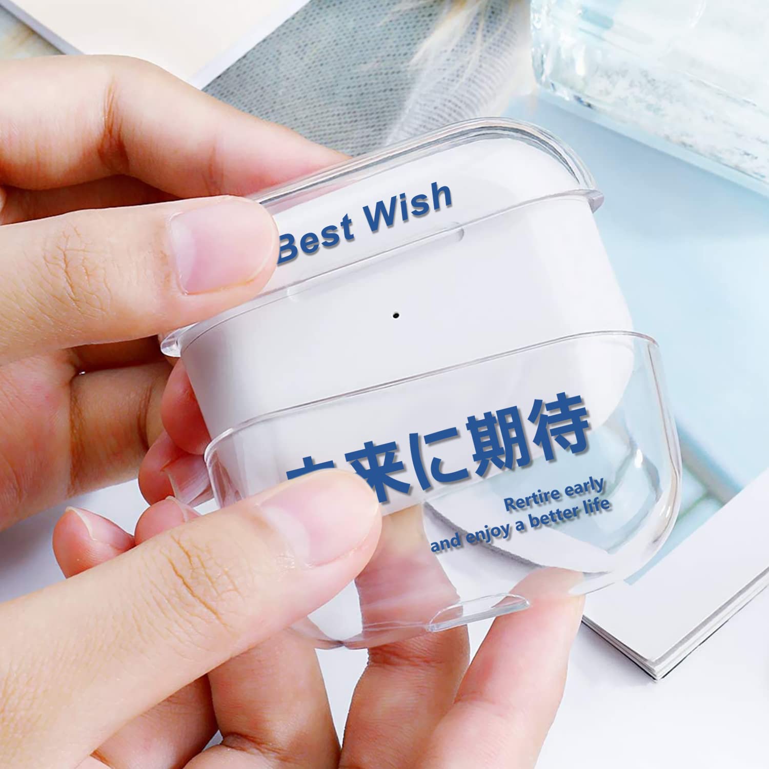 Amazon | AirPods Pro ケース 2019年10月発売用 クリア おしゃれ