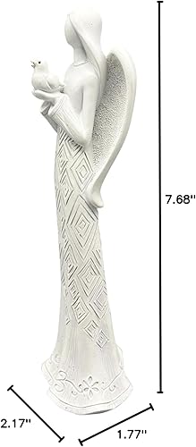 Miniatura 8 de Estatua de ángel de la guarda para la familia, pequeñas figuras de ángel y estatuas para decoración del hogar