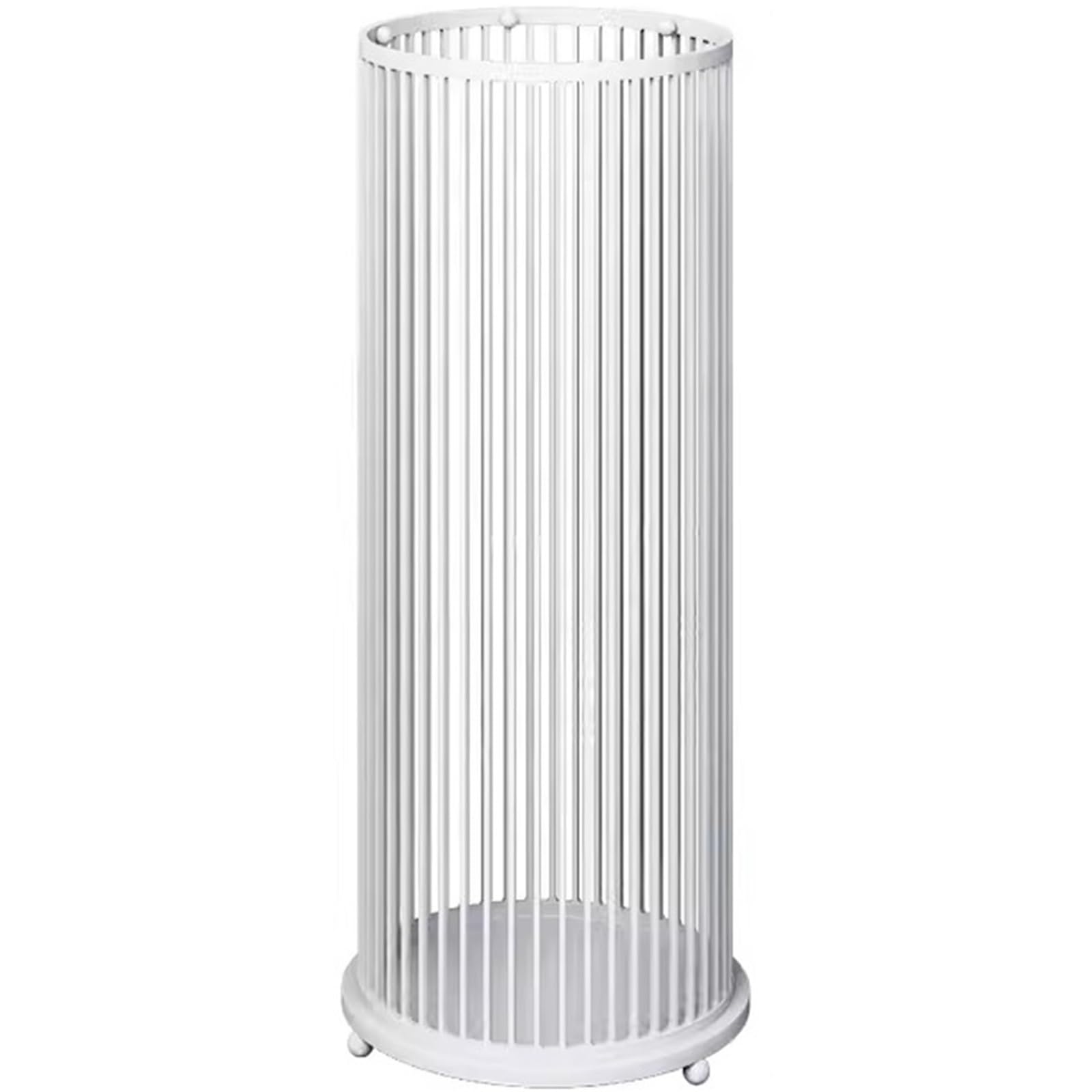 Flyiodfcxv White Umbrella Stand, Entryway Style Vertical Striped(White)