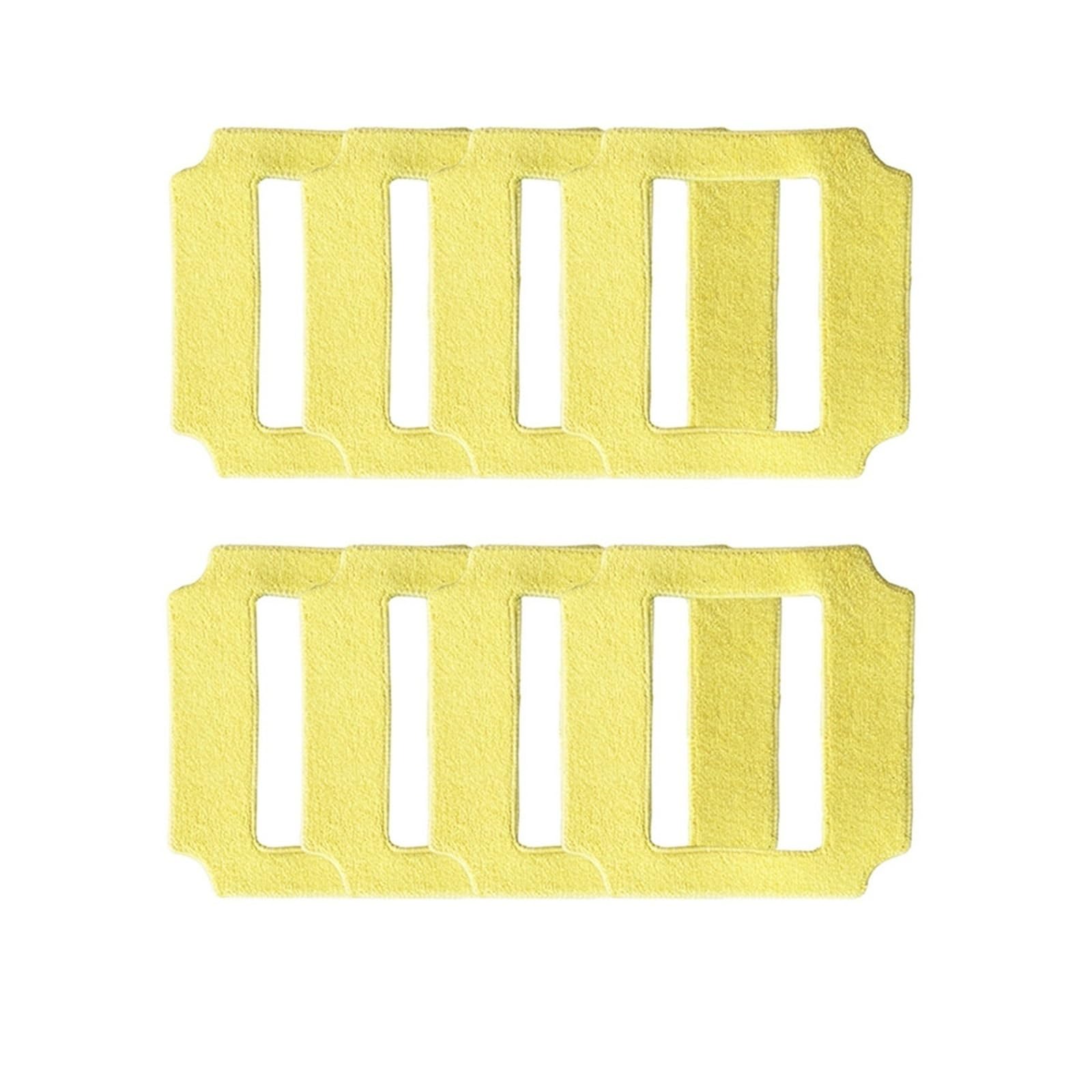 Panno Robot for Finestre Giallo for Robot for Finestre WIN660 / RL880 / RL1180 RL2988 RL3325 RL3368 QHC004 Stracci Di Ricambio Accessori | 8PCS