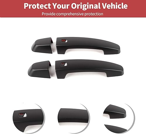 Miniatura 7 de CheroCar Compatible con la manija exterior de la puerta de Camaro, accesorios de decoración exterior compatibles con Chevrolet Camaro 2016-2023,