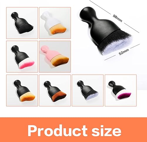 Miniatura 5 de Cepillo de detalles para interiores de automóvil, cepillos ultrasuaves para detallar, herramienta de limpieza interior del automóvil, cepillos para