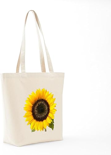 Miniatura 7 de CafePress Bolsa de asas de girasol Bolsa de asas de lona natural, bolsa de compras reutilizable, Caqui