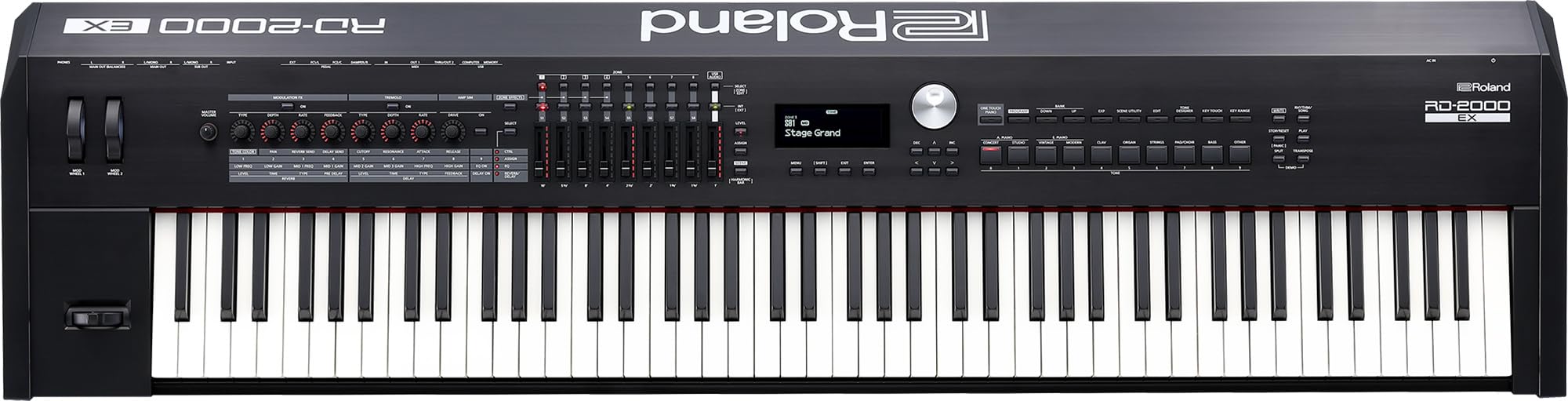 Amazon.com: Roland RD-2000EX 88-Key Stage Piano - Black Bundle