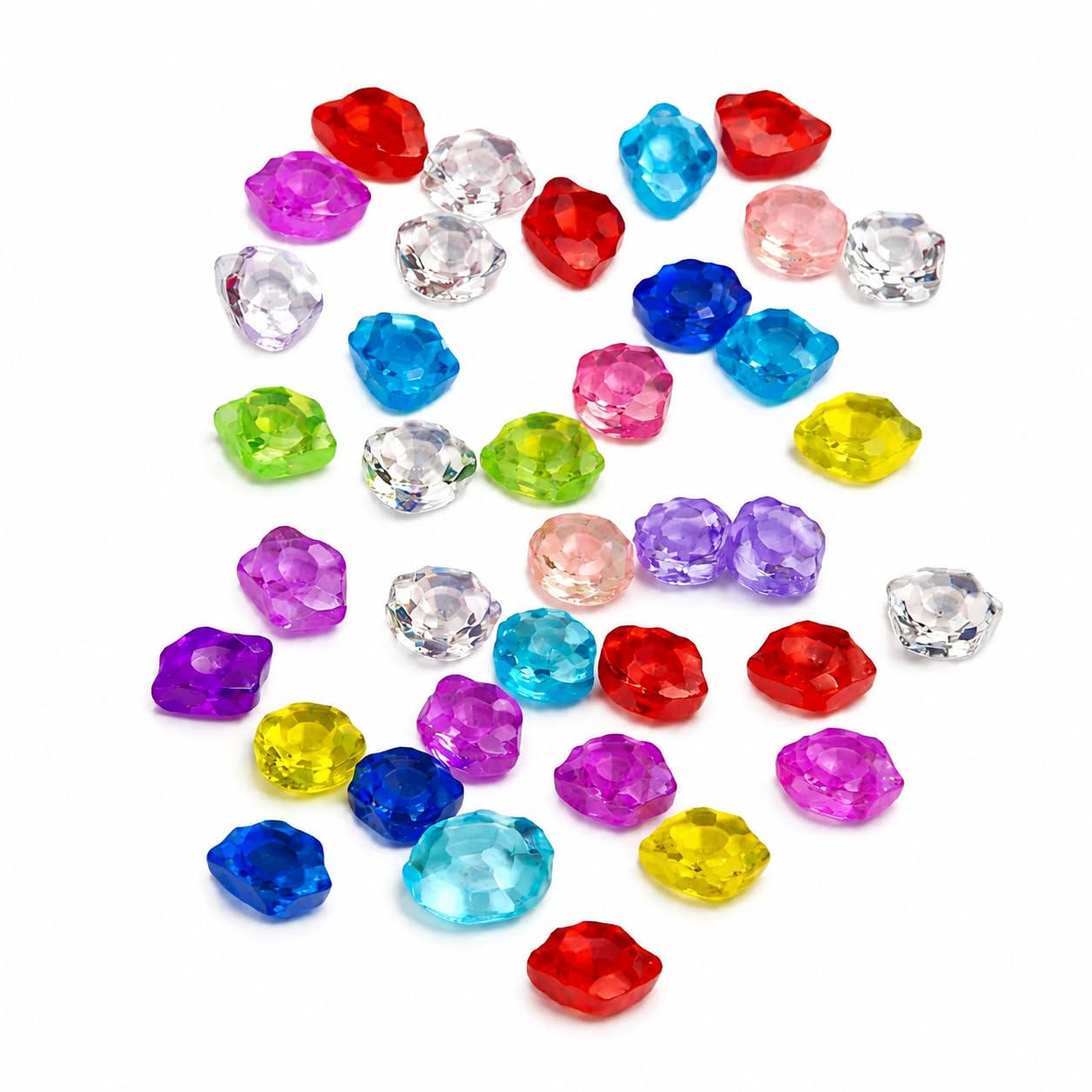 Salvus APP SOLUTIONSMulticolor Decorative Glass Stones for Home, Vase Filling, Aquarium, Diwali & Rangoli Decoration | Shiny Crystal Pebbles for Craft, Pooja & Table Decor.-image-16