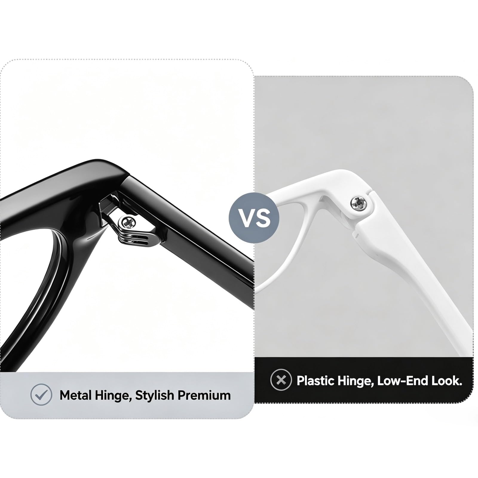 Ovale Brillenfassungen, blaues Licht blockierende Brille for Computer, Acetat-Brillen ohne Sehstärke, leichte AC-Gläser, Unisex(Tortoiseshell)