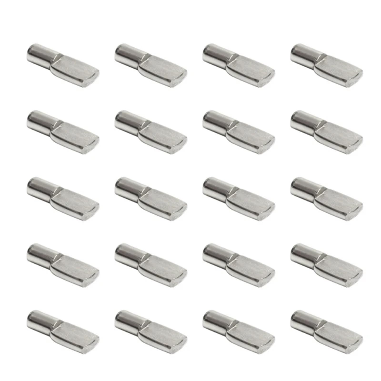 Wuyxto Type 4 20 Pcs Metal Cabinet Wardrobe Shelf Support Pins Studs Pegs Bookcases Shelves Seperator Storage Brackets For Cabinet(Type 4)