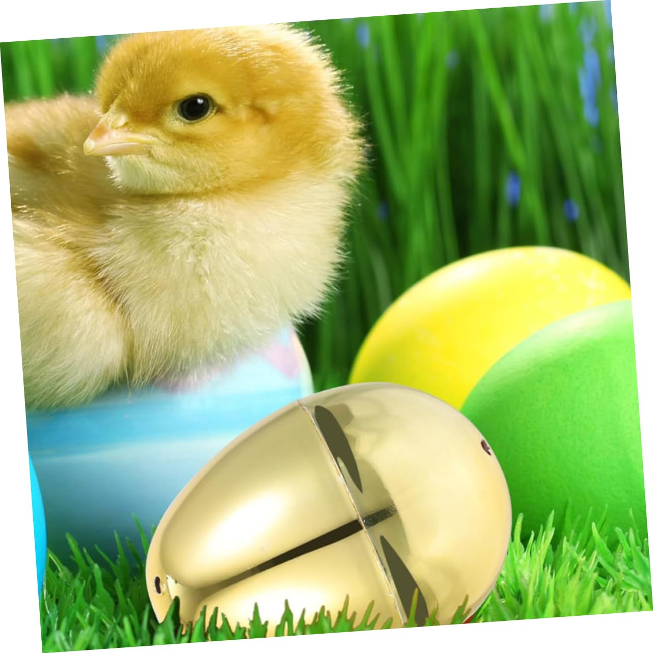 Amosfun 100pezzi Uova di Pasqua Riempibili Plastica Decorazioni per Feste Pasquali Uova Vuote per Giochi e Regali di Accessori per Celebrazioni Festive