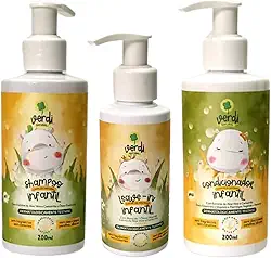 Shampoo Condicionador Leav-in Infantil Aloe Vera Vegano