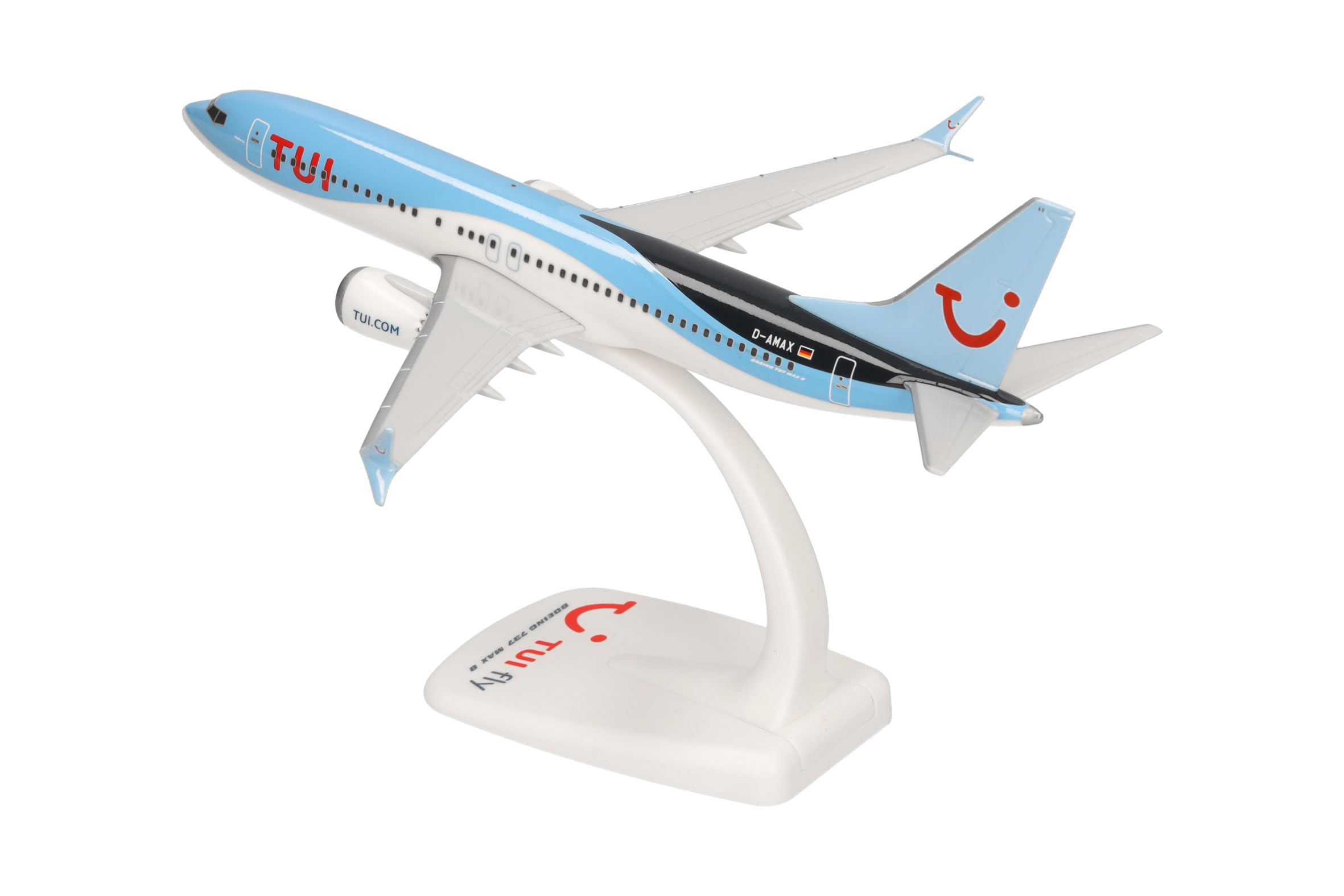 Herpa TUIfly Germany Boeing 737 Max 8 – D-AMAX Mallorca in miniatura per creazioni fai da te e regali, Multicolore, 612760