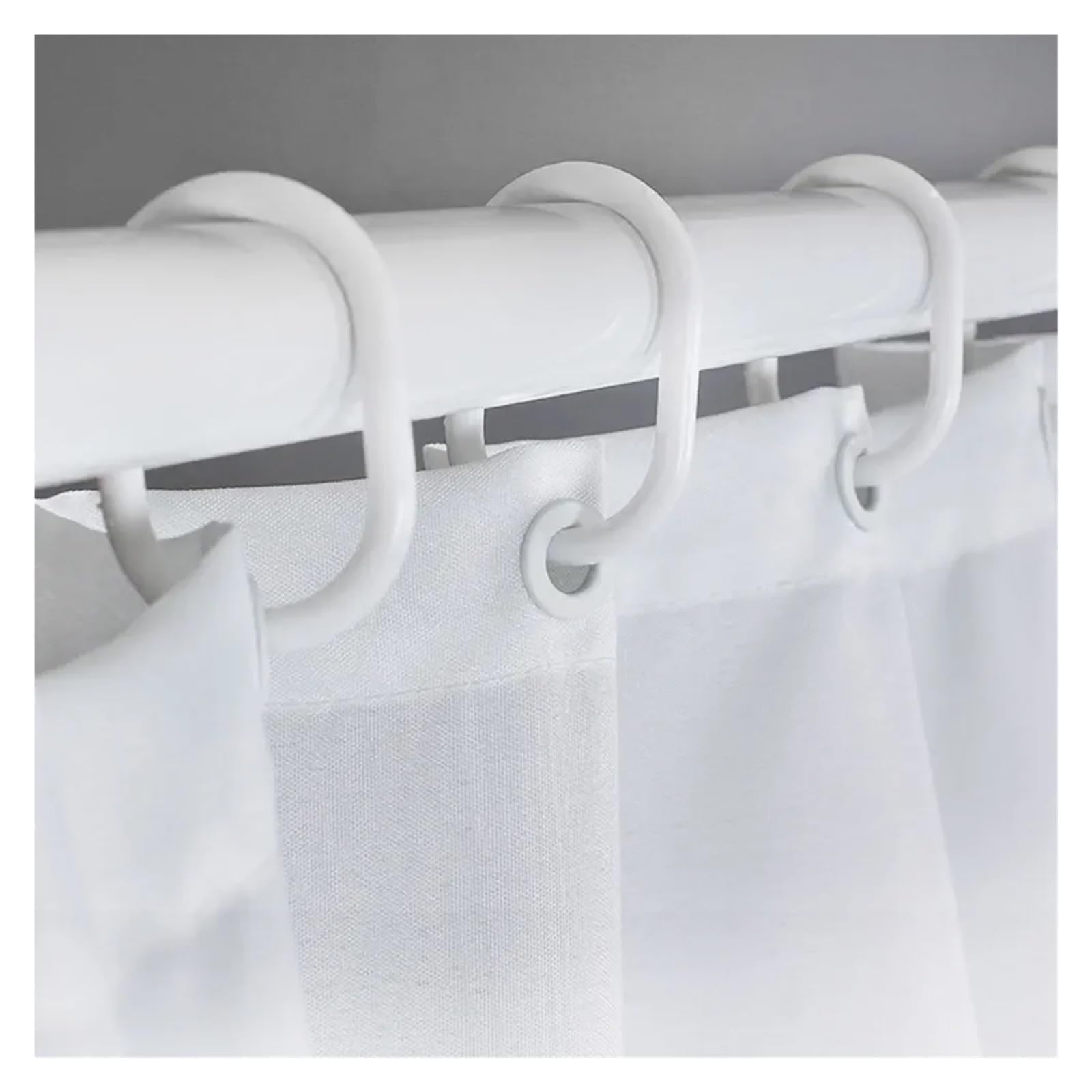 Cortina De Ducha Cortina de Ducha Impermeable for baño, 200 x 180 cm, con Estampado geométrico Simple, de poliéster, for decoración del hogar, con 12 Ganchos(2,W180xH240cm)