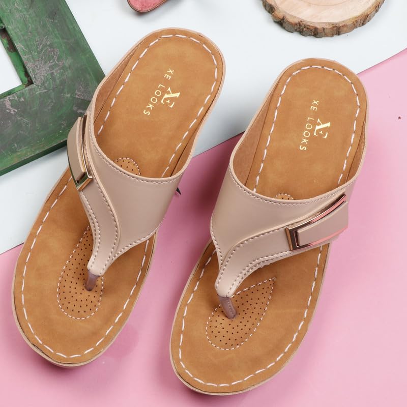 Image of XE Looks Comfortable Doctor Sole Wedges for Women