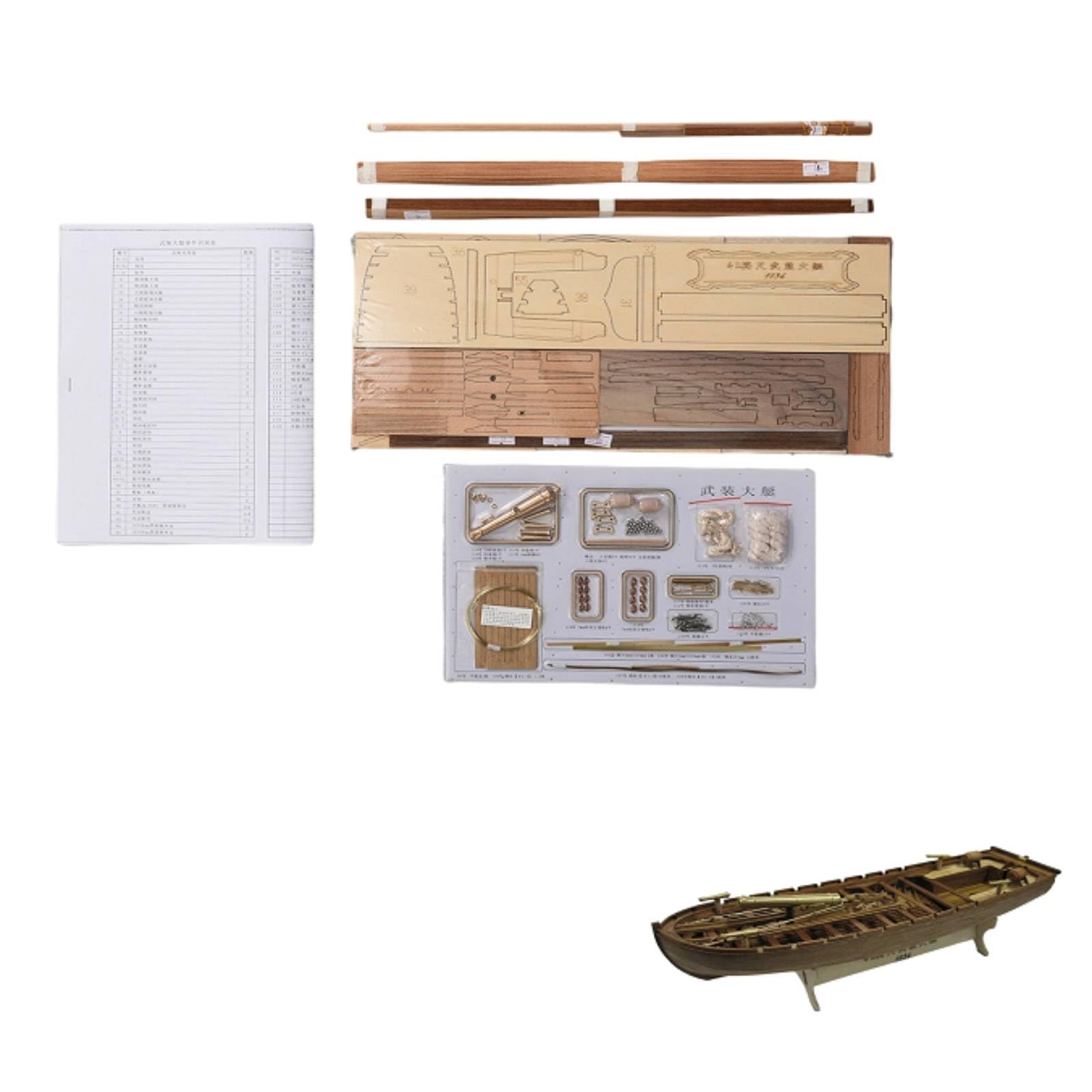 FytStycale Modellino Navale in Legno Modello di Veliero Maestoso Veliero per Collezionisti