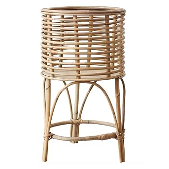 ヴィンテージ ラタン プランター スタンド フラワースタンド 籐 レトロ Amazon.co.jp: [GZGZ] フラワースタンドラタン家具 おしゃれ