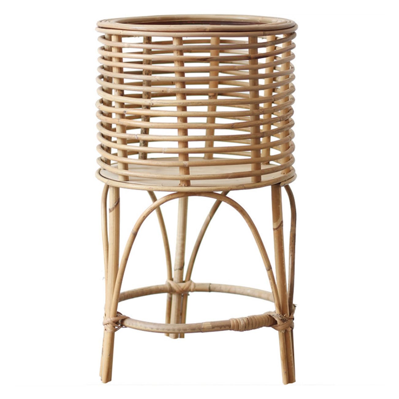 Amazon.co.jp: [GZGZ] フラワースタンドラタン家具 おしゃれ 植物