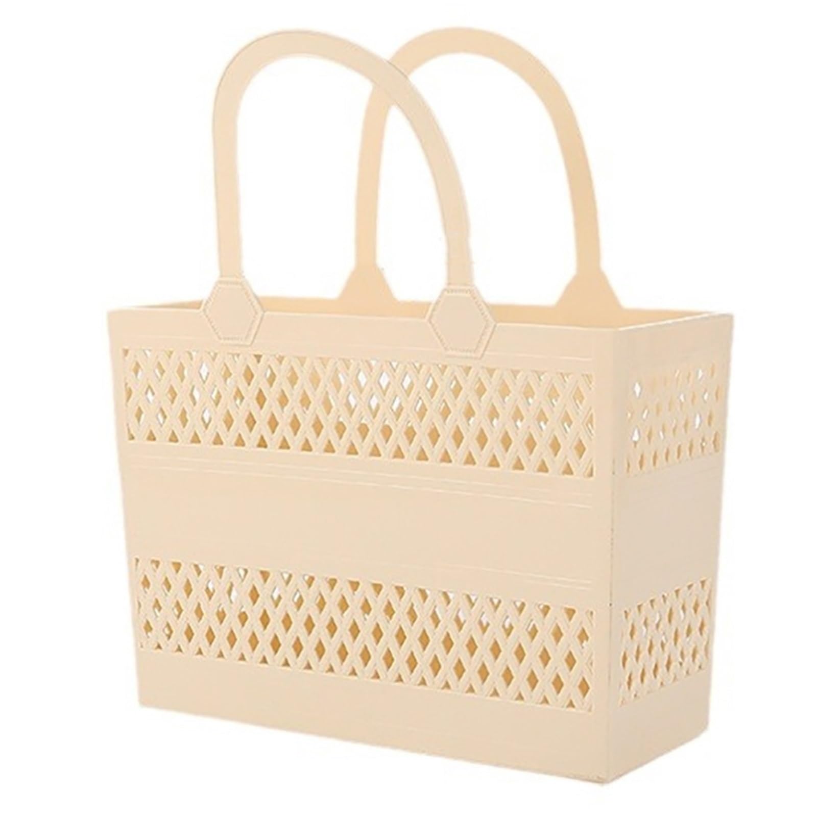 WSQHAO Shower Caddy Basket With Handles Portable Large Capacity Drainage Box Household Storage For Bathroom for Shower(Color3)