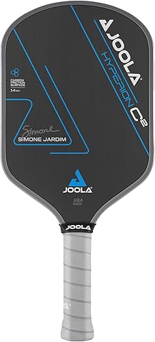 JOOLA Simone Jardim Hyperion C2 Pickleball Paddle - Aero-Curve Hyperion Shape with Charged Surface Technology from The Ben Johns Perseus - Balanced