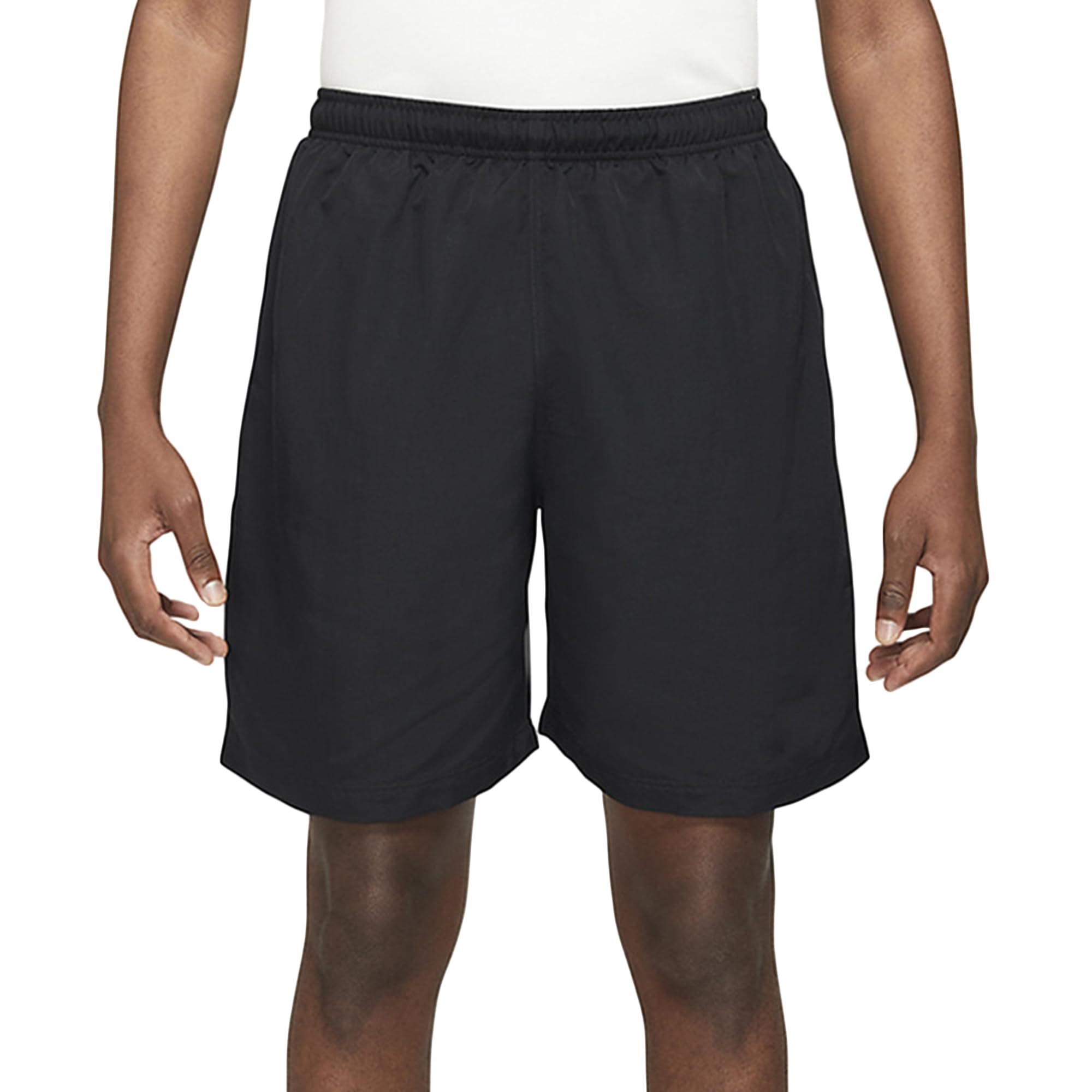 Maiyifu-GJ Mens Work Out Athletic Tracial Outdoor Shorts Elastic Waist Walk Shorts Basketball Quick Drying Shorts Black