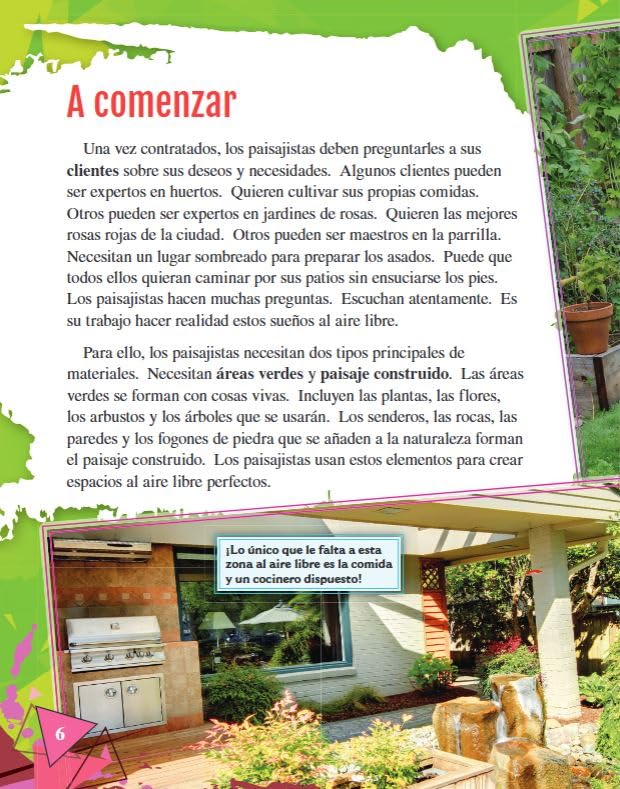 En el trabajo: Paisajistas: Perimetro (Mathematics in the Real World) (Spanish Edition) - Image 6