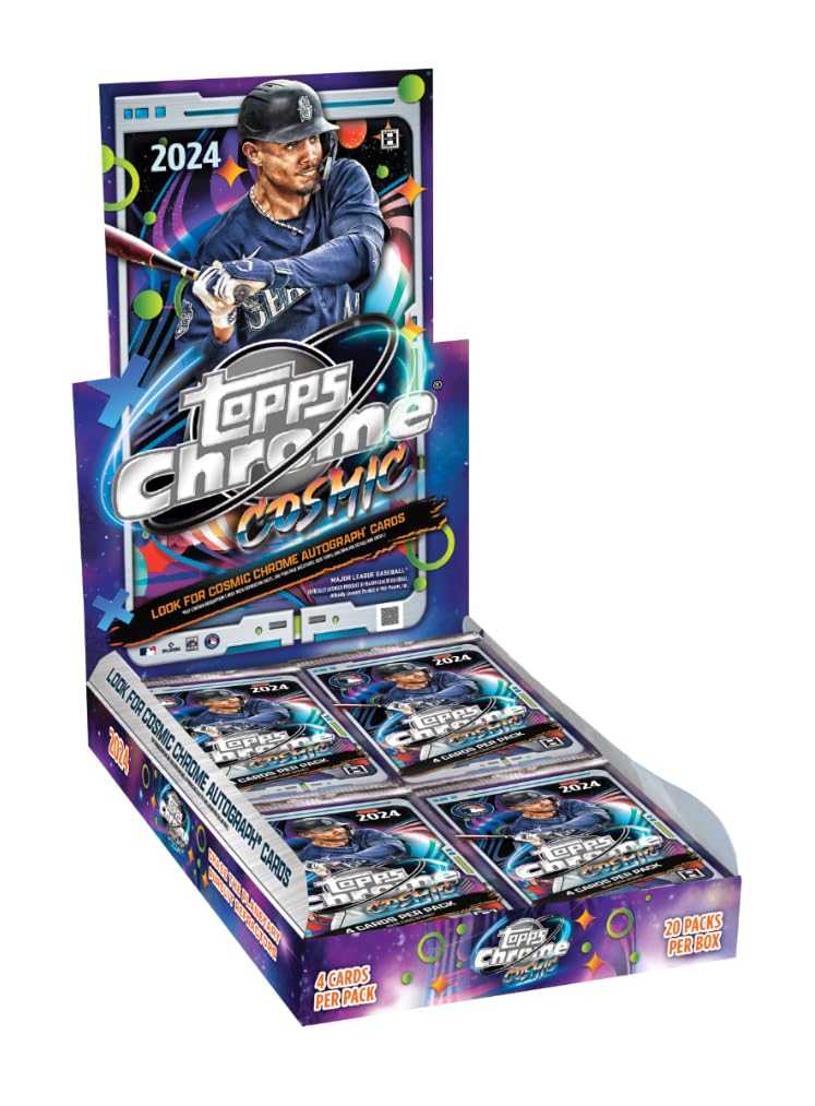 Amazon.com: 2024 Topps Chrome Cosmic Baseball Sealed Hobby Box