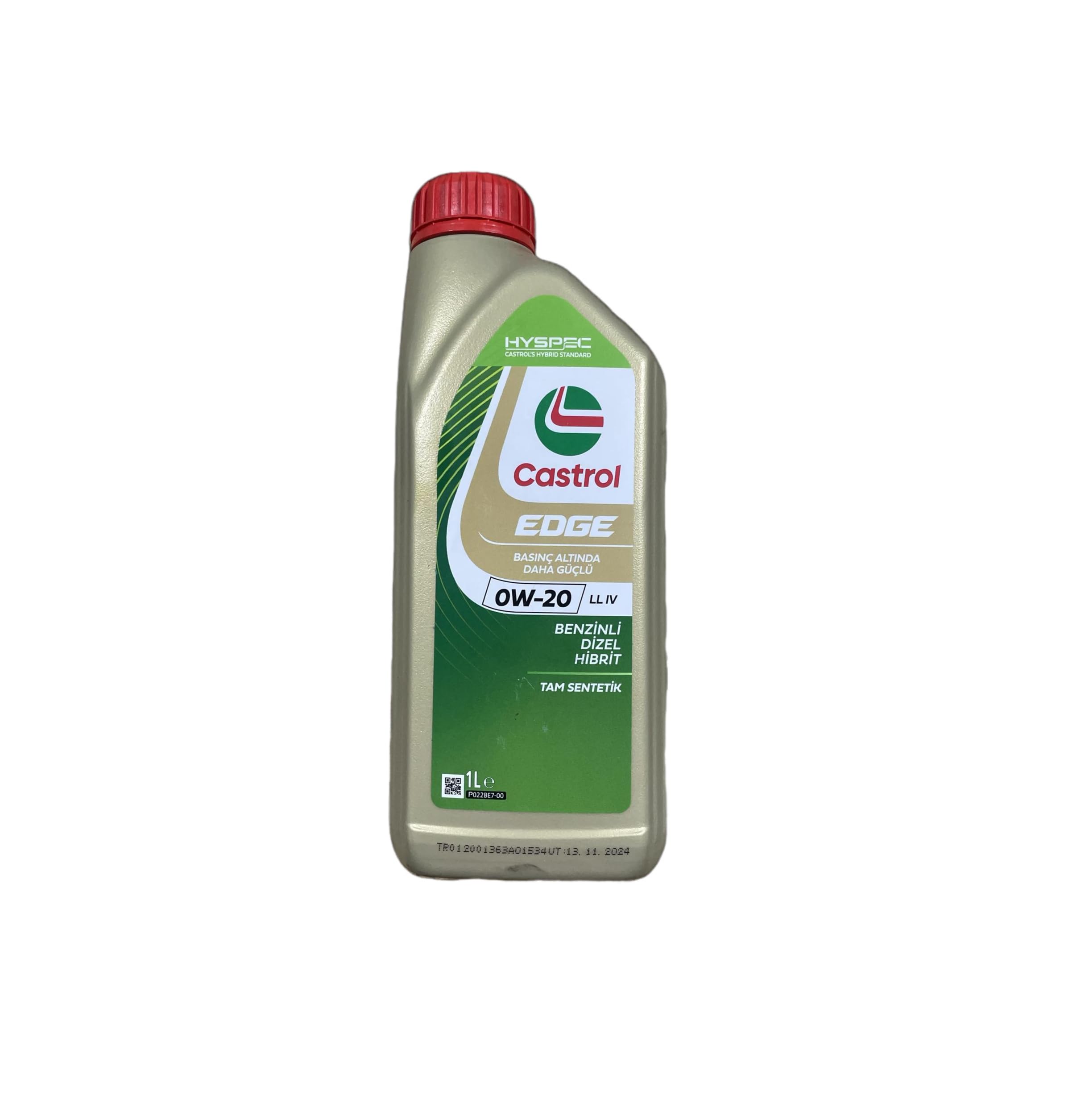 Castrol Edge 0W-20 LL IV 1 LİTRE : Amazon.com.tr: Otomotiv