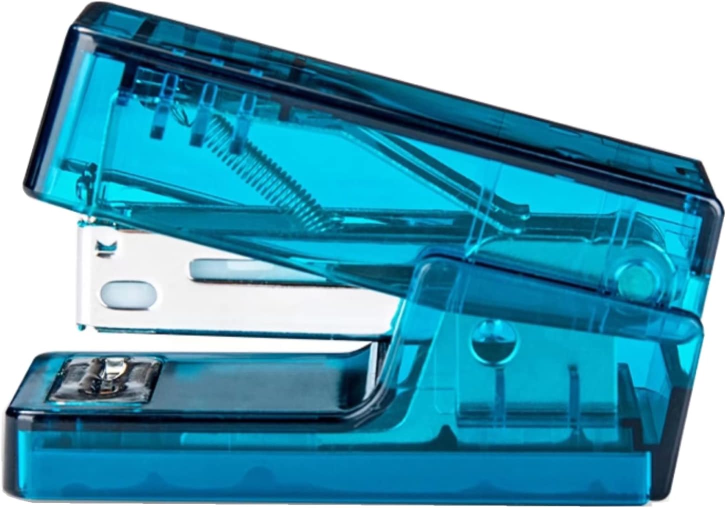 GZBABY Mini Transparent Stapler Desktop Stapler,Small Size Stapler with 25 Sheet