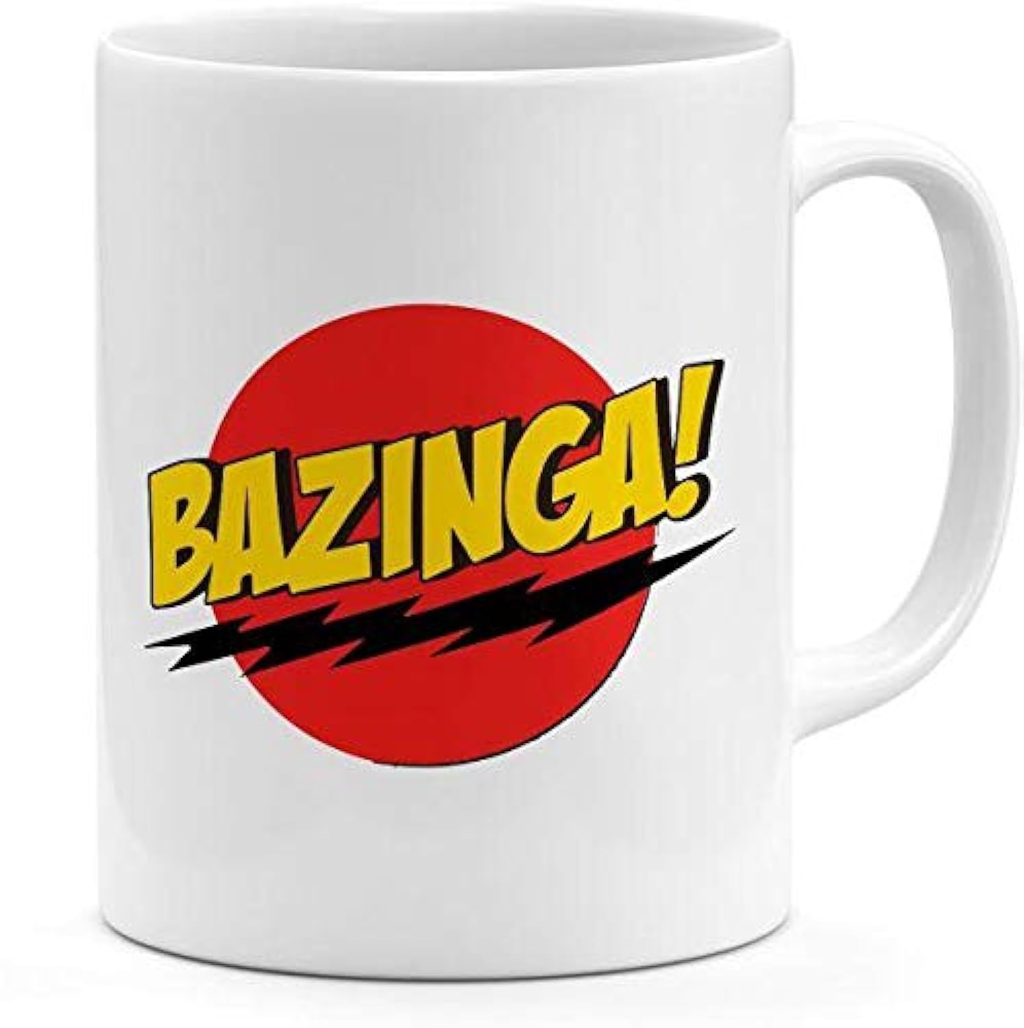 Ceramic Bazinga Big Bang Theory Sheldon's Mug White
