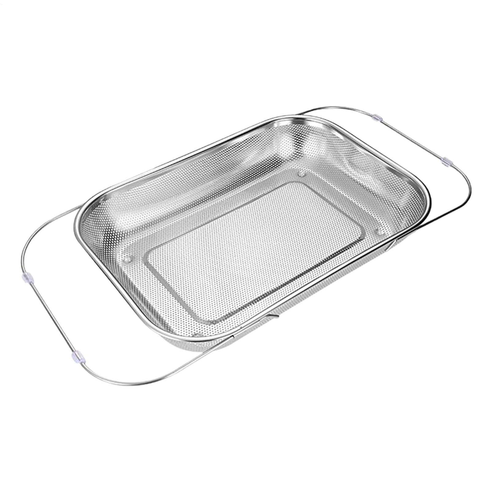 Passoire d'évier extensible en acier inoxydable pour cuisine - Panier à vaisselle à maille fine