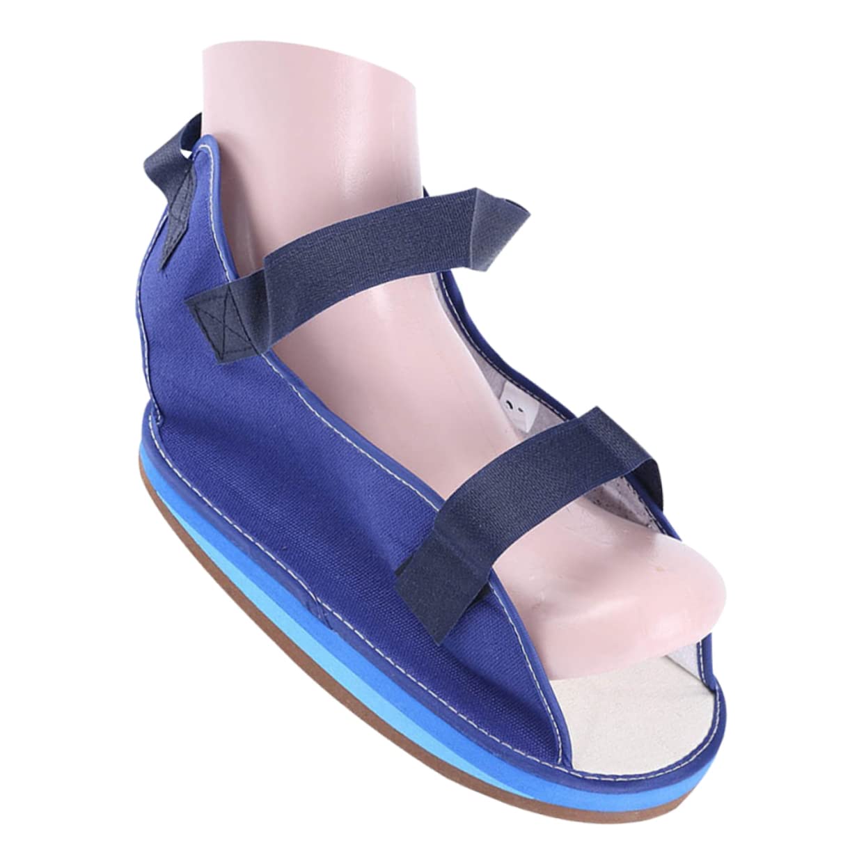 FRCOLOR Foot Fracture Support Boot Ankle Brace Women's Gypsum Shoes for Broken Toe Comfortable Sole Fixed Cover for Men Women (s Size)