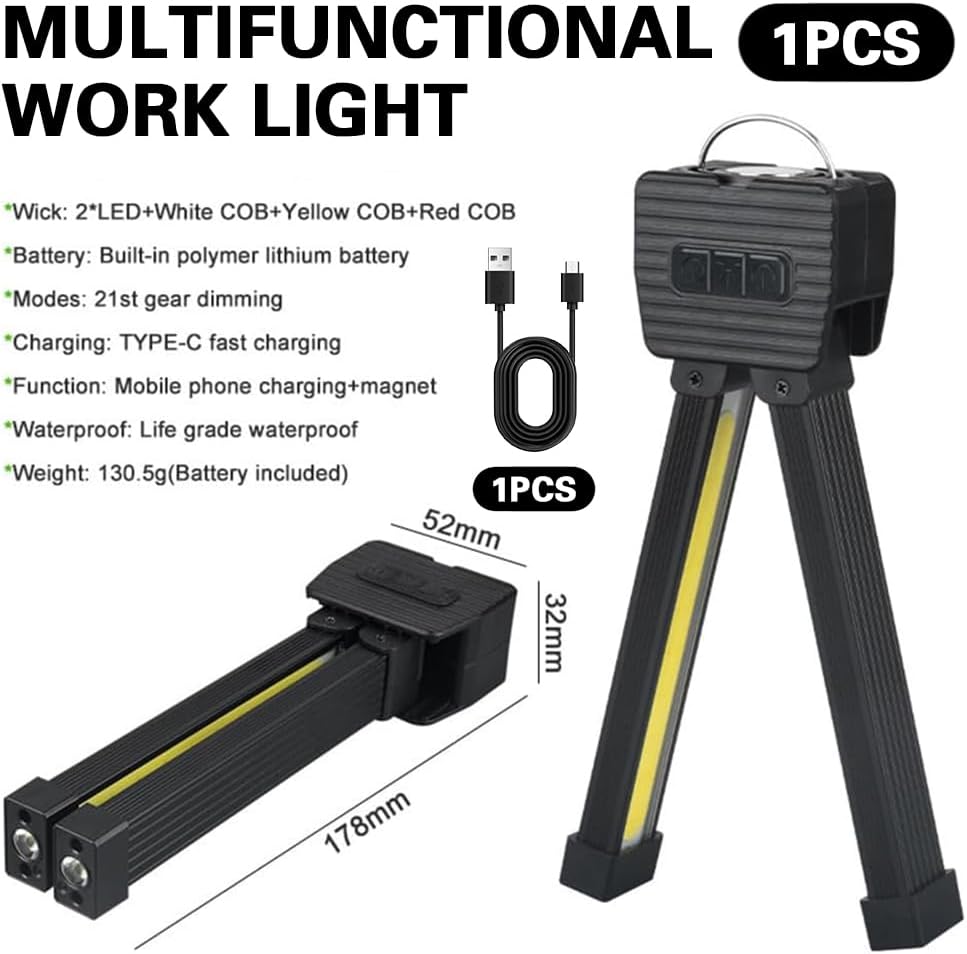 Optimal für dein Workout: Die magnetische Posing Lampe mit 7 Helligkeitsstufen