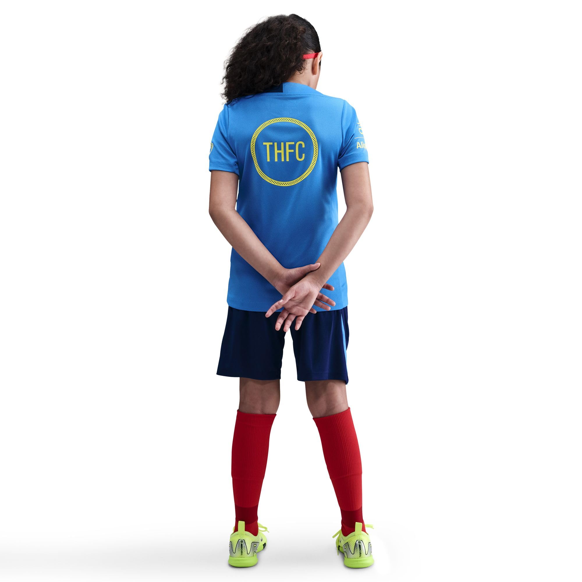 Tottenham Hotspur Strike Third Nike Dri-FIT Total 90 koszulka piłkarska z krótkim rękawem dla starszych dzieci, HM4153