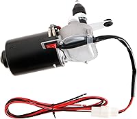 Vista 5 de Kit de limpiaparabrisas universal UTV de 12 V, compatible con la mayoría de UTV RZR Ranger 570 900 1000, Defender Pro 2020, motor de 90 grados con 1