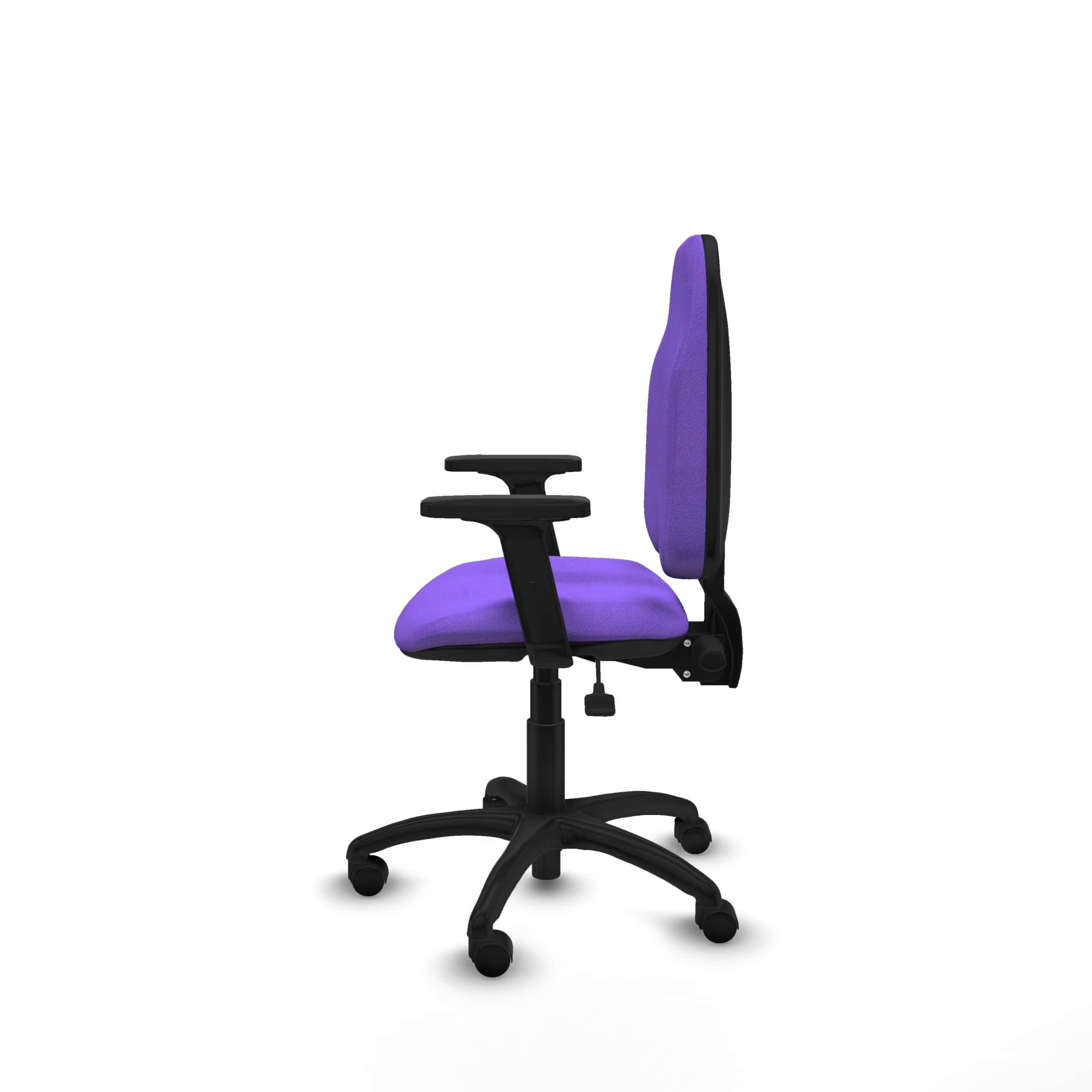 Piqueras y Crespo Silla de Laboratorio ergonómica Algarra con Respaldo Regulable en Altura, Brazos 2D y Mecanismo asincro para 8 Horas de Uso, soporta hasta 100 Kg