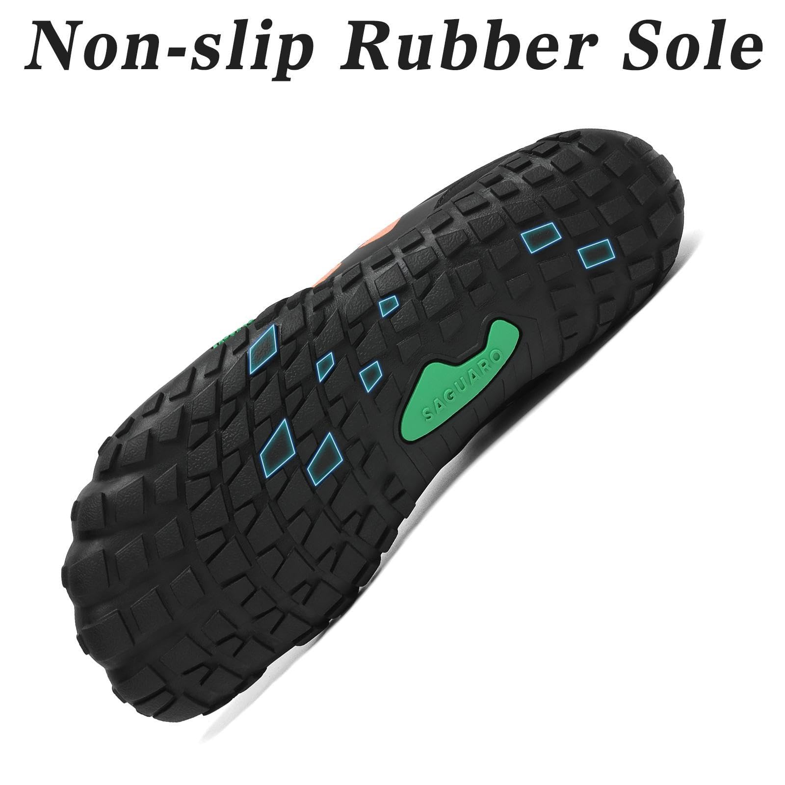 SAGUARO Unisex Barfußschuhe Traillaufschuhe Schnell Trocknend Wassersportschuhe, Gr. 36-50