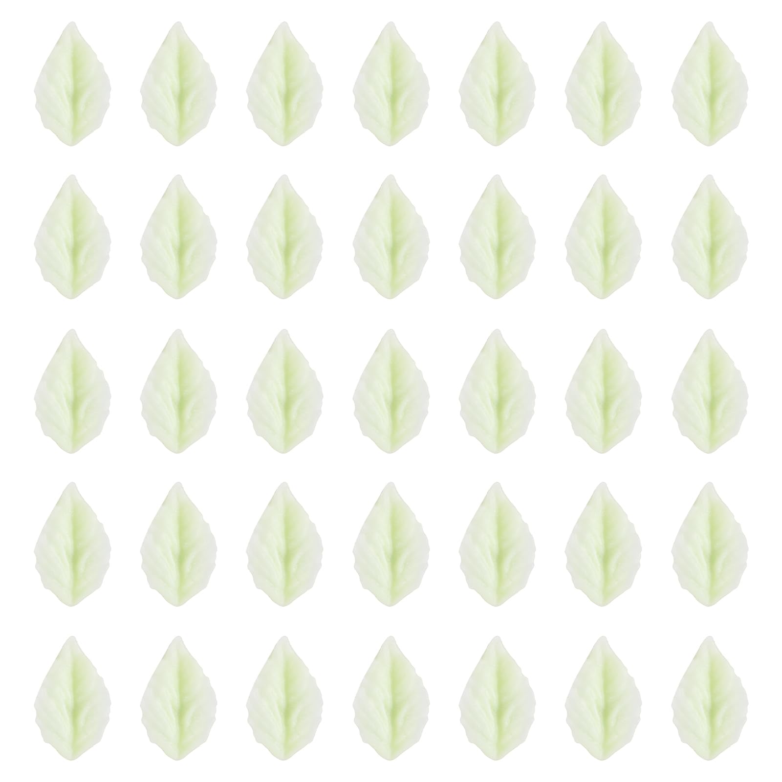 CoCud Mini Resin Flower, 0.18" Diameter, Miniature Tiny Flower Charm Dollhouse Peak Green - (Applications: for Nail Art, Fairy Garden, DIY Crafts Nail Jewelry Making), 100-Pieces