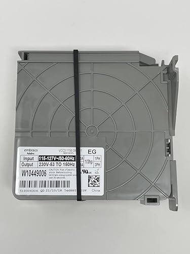 Miniatura 2 de Tablero del inversor del refrigerador W10449006 hecho por el fabricante de piezas OEM WPW10449006, AP6021557, W10449006, 4446958, PS11754881