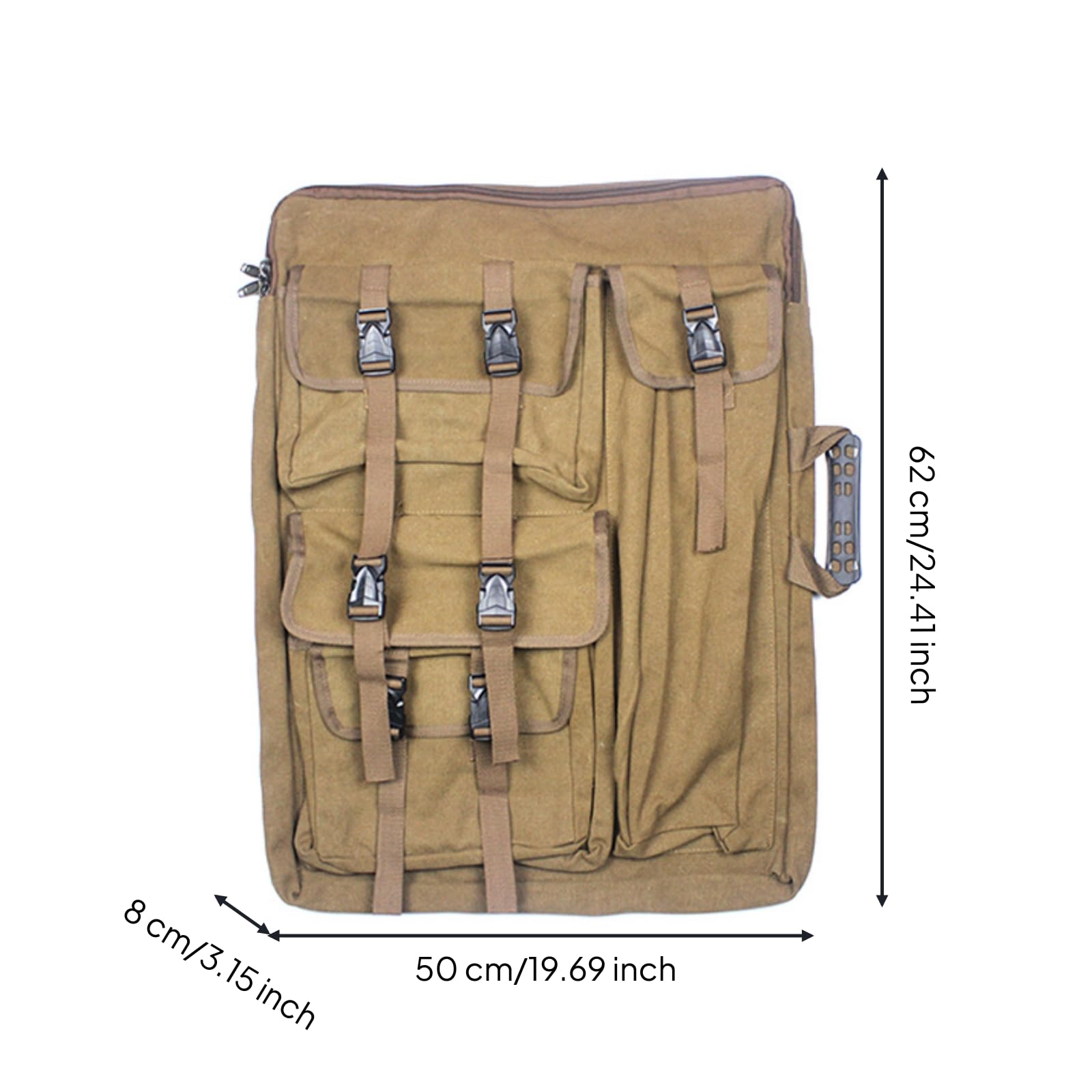 Portable Porte-Folio En Toile Ajustable Porte-Dessin pr Artistes, Dessinateurs