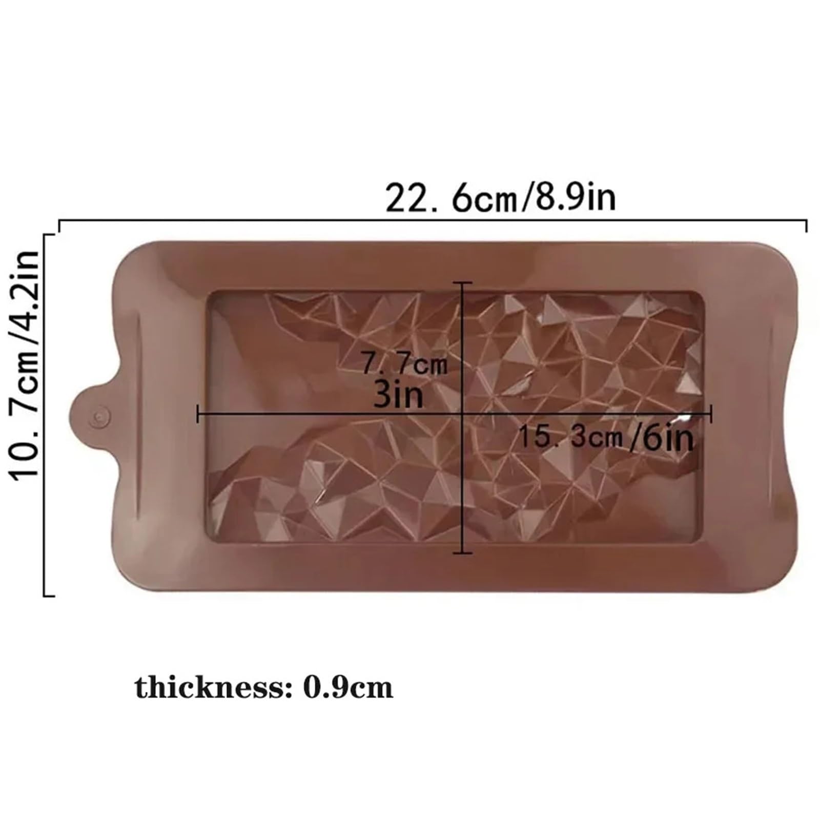 5-teiliges Schokoladenform-Set, 3D-Silikonform, Schokoladenform, Schokoladenriegelform, Bonbonform, Fondantform, Backzubehör Für Schokolade,Praline(Style05)