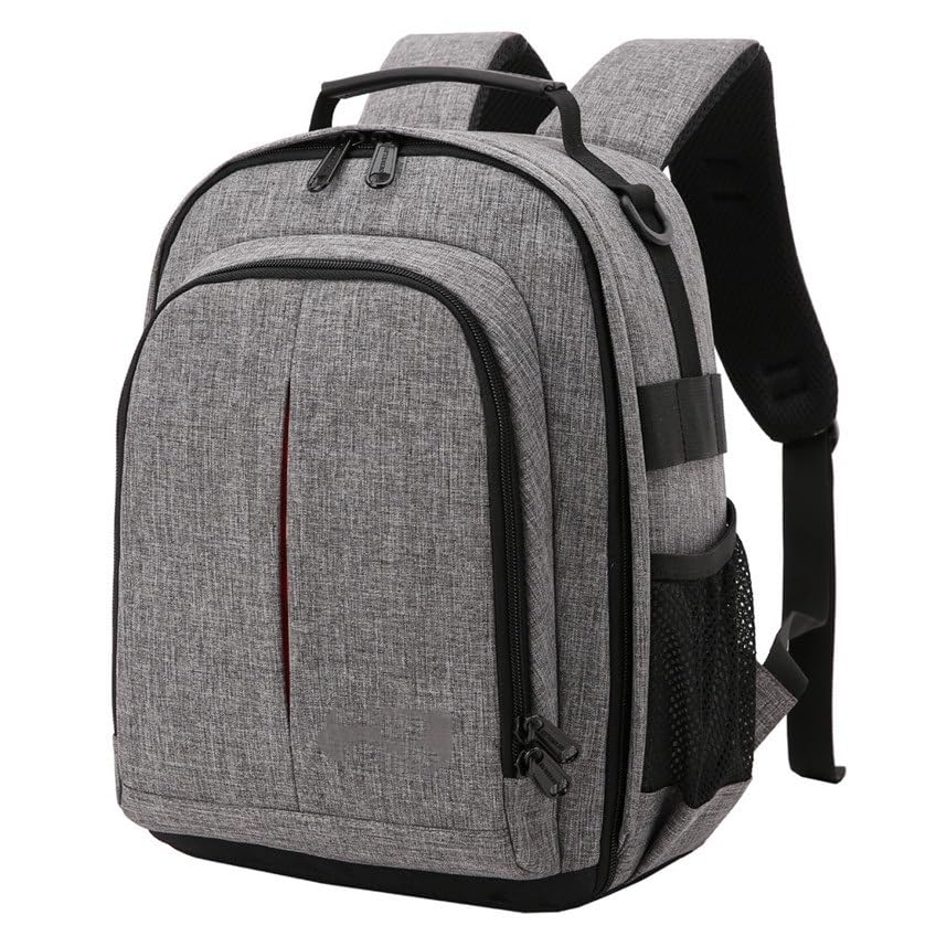 Borsa Reflex Zaino for macchina fotografica impermeabile, video, spalle, morbido e imbottito, treppiede, con copertura antipioggia, for uomo donna(Blue)