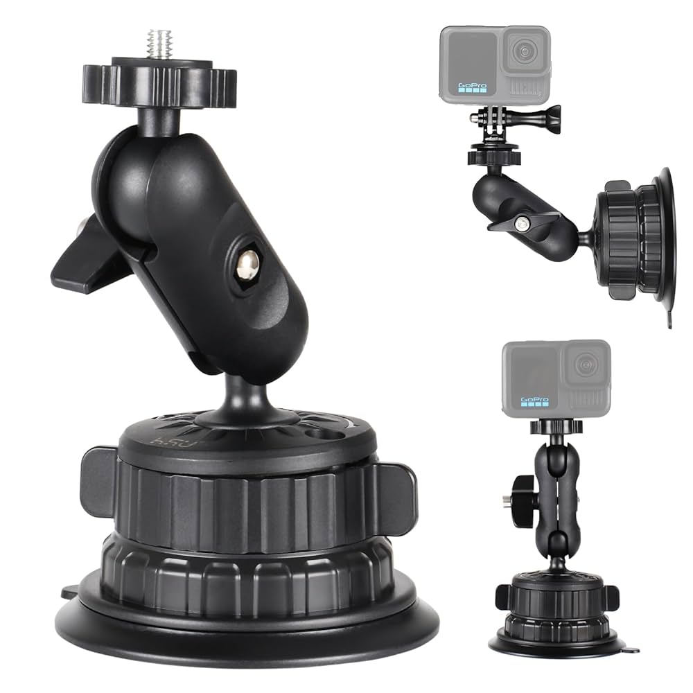 DJI Pocket 3、Action 、Insta360、GoPro 電子吸盤 Amazon | XBERSTAR DJI osmo pocket 3/Insta360 GO 3用吸盤