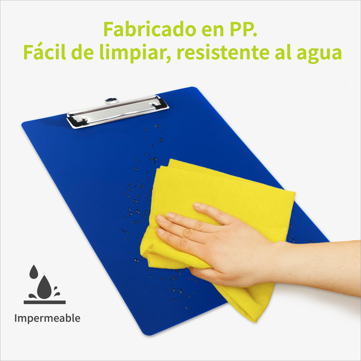 ACROPAQ Portapapeles - Organice Sus Documentos con Nuestra Carpeta Rígida A4 Azul Oscuro - 1x Portapapeles A4