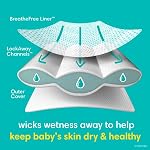 Pampers Swaddlers Diapers, Size 2 (10-22 lbs), 144 Count, Absorbent, Keeps Baby Dry and Comfortable, Skin Safe Disposable Baby Diaper