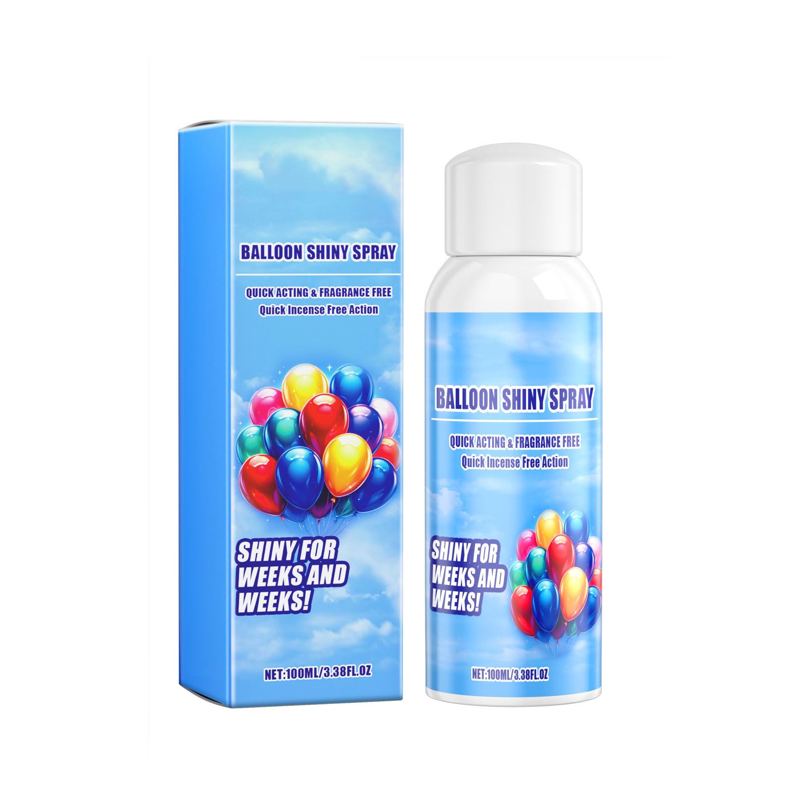 Elnwnnkc Up Celebration Glowings Balloon Spray Balloon Spray Quickly and Easy to Use 1bottle / 2bottle Party